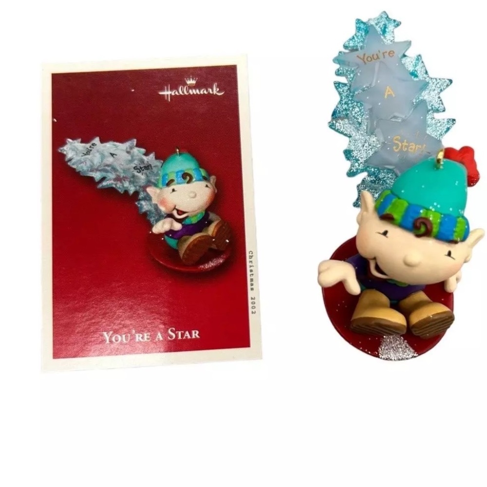 Vintage Hallmark Keepsake Ornament 2002 - You're A Star New - Picture 6 of 7